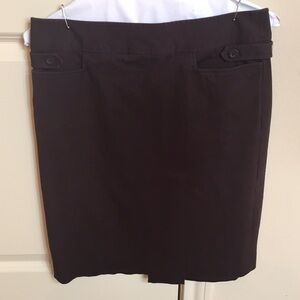 Loft chocolate skirt